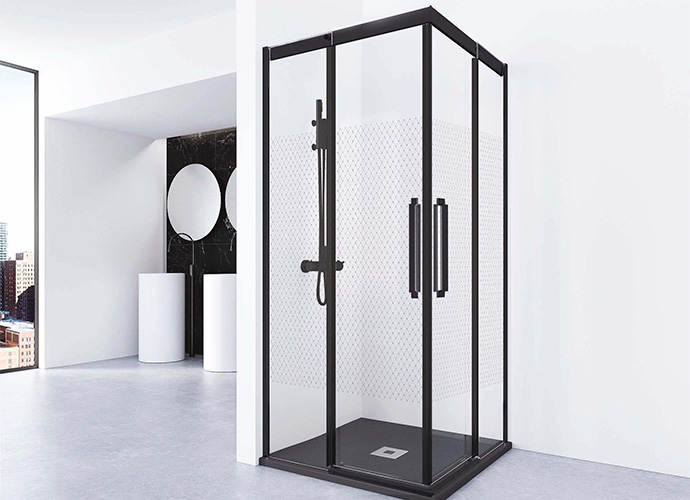 Mampara angular ducha