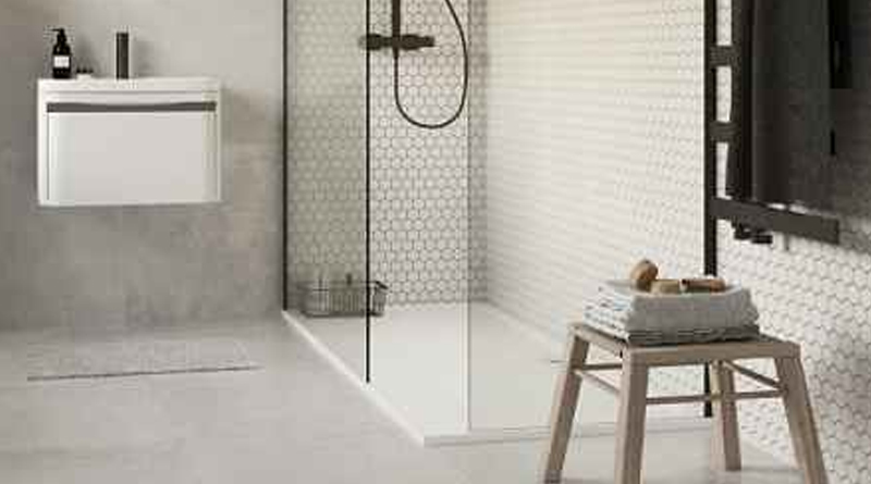 Plato de ducha amplio