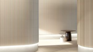 Gres porcelánico con efecto tridimensional